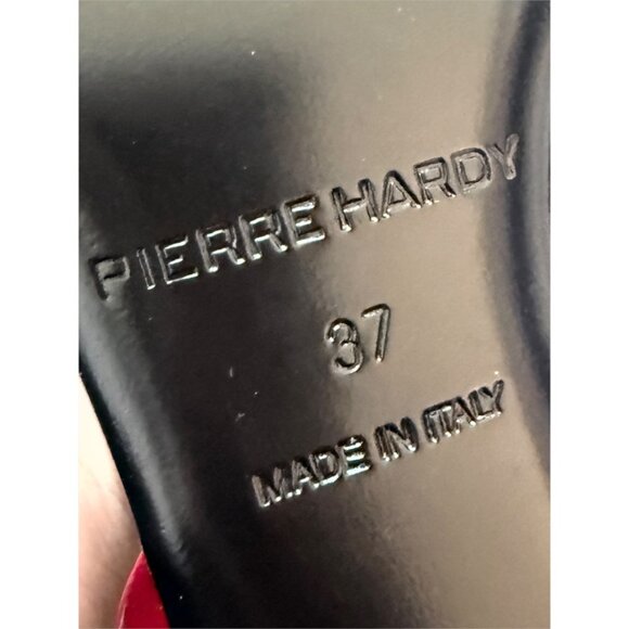 pierre hardy  stella patent kitten heel sandals 7 - Picture 8 of 9